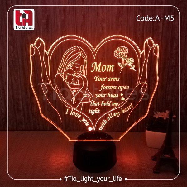 ⁦3D Lamp - عيد الأم⁩ - الصورة ⁦4⁩