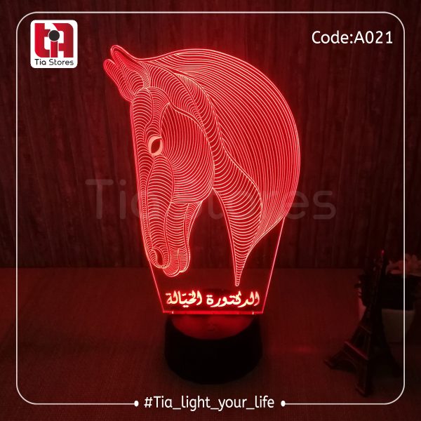 3D Lamp - أشكال حيوانات وطيور