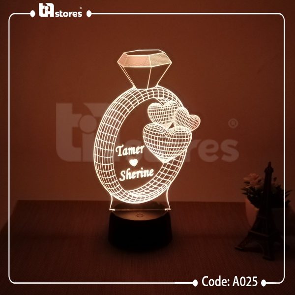 ⁦3D Lamp - رومانسية وخطوبة وزواج⁩ - الصورة ⁦22⁩