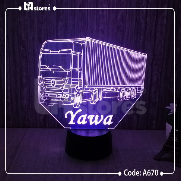 3D Lamp - سيارات كبيرة