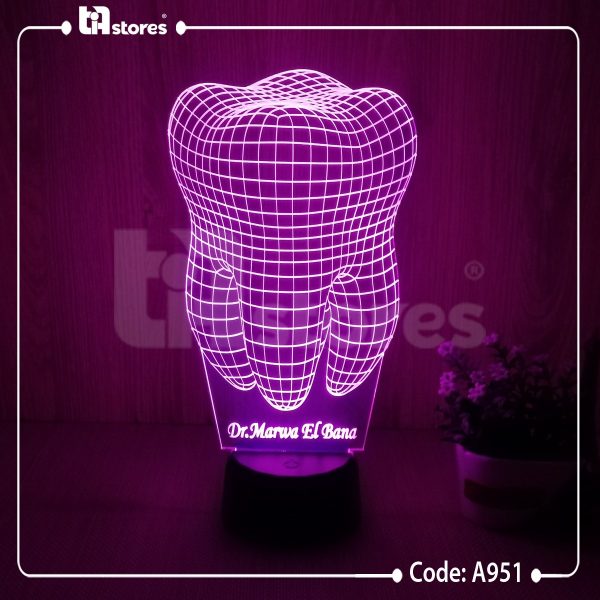 ⁦3D Lamp اكريليك - طبي / أسنان⁩ - الصورة ⁦3⁩