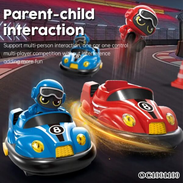 ⁦لعبة تصادم سيارات مع ضوء وموسيقي وتحكم ريموت كنترول - Bumper car⁩ - الصورة ⁦4⁩